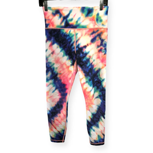 Tie Dye Print Athletic Capris Athleta, Size S