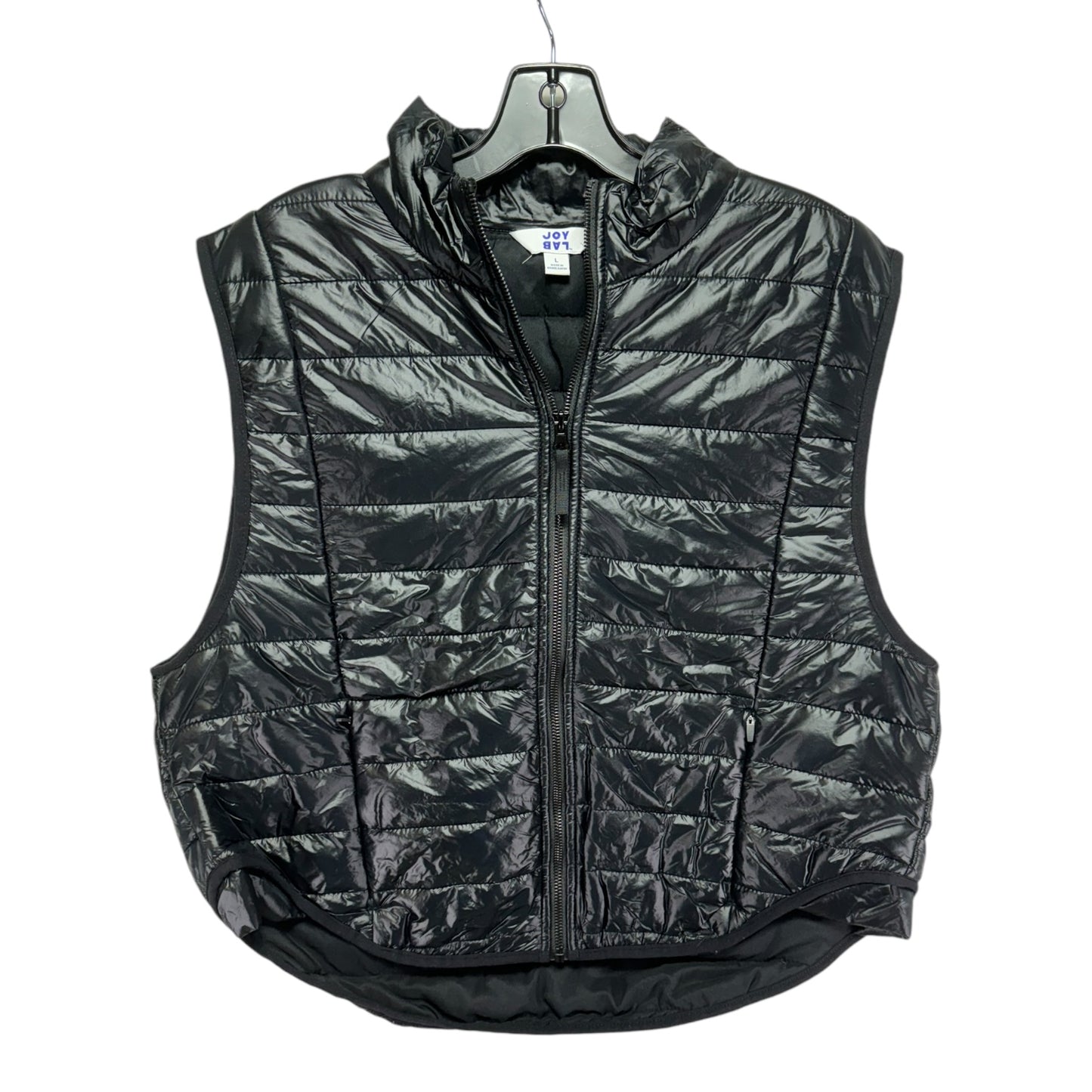 Cropped Vest Puffer & Quilted By Joy Lab In Black, Size: L