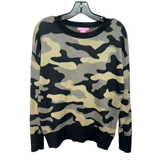 Sweater By Isaac Mizrahi In Camouflage Print, Size: M