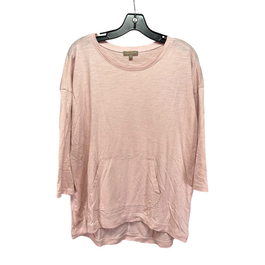 Top Long Sleeve By Lilla P In Pink, Size: M