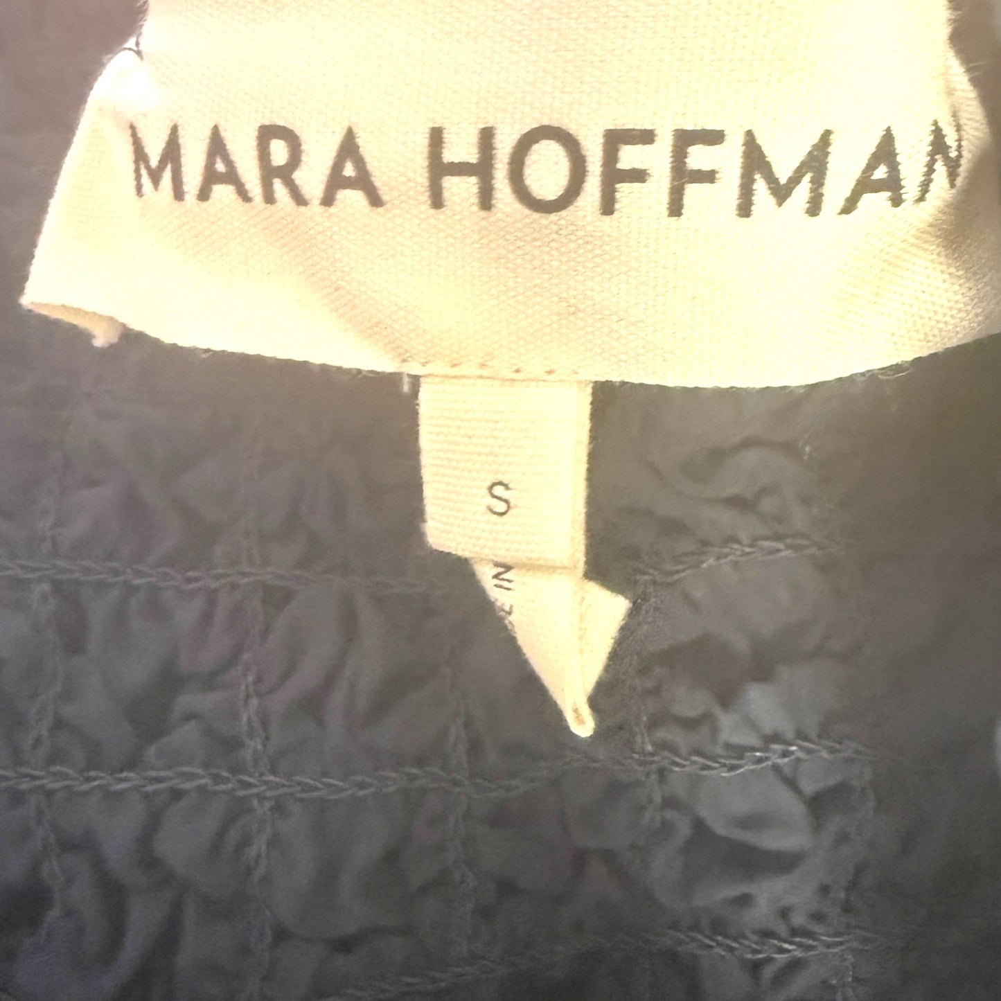 Tavi Midi Skirt Designer By Mara Hoffman In Navy, Size: S