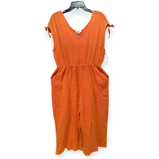 Jumpsuit By Polygram In Orange, Size: Xl