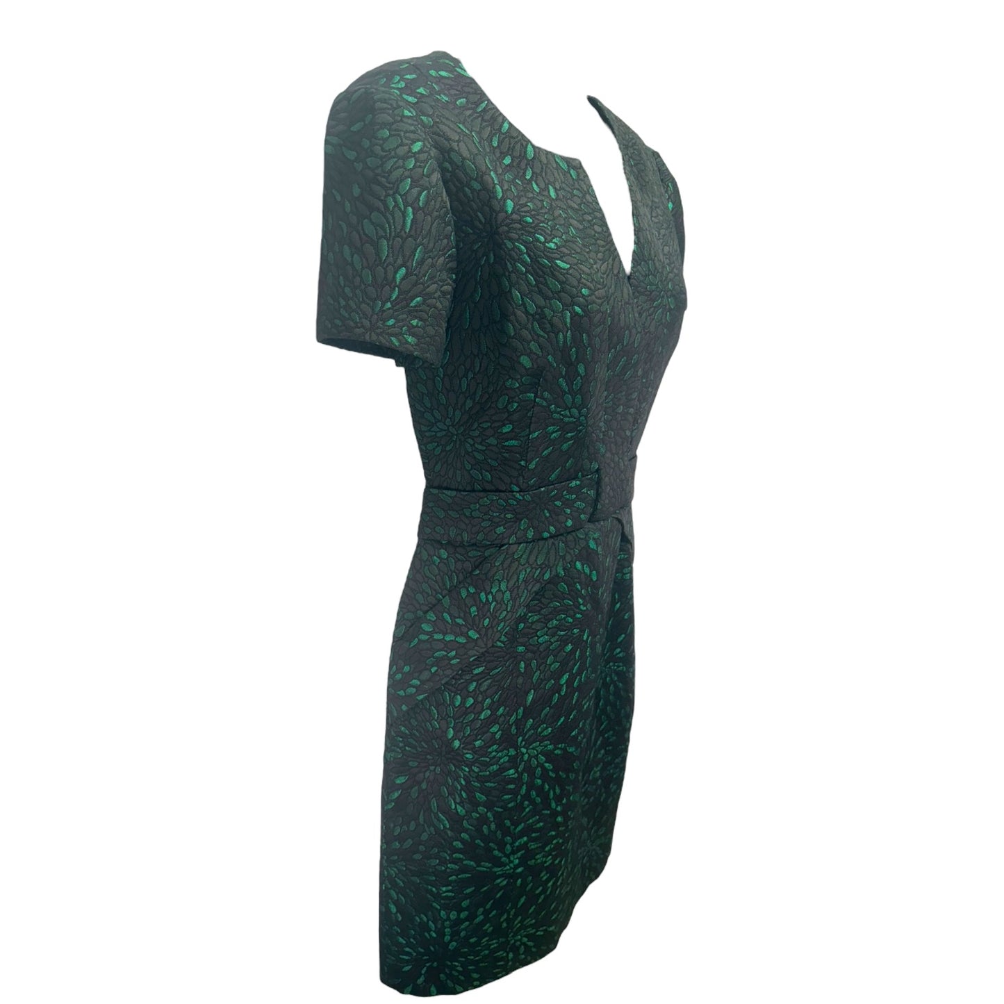 Shelby Sheath Dress By Maeve In Green Jacquard, Size: 6