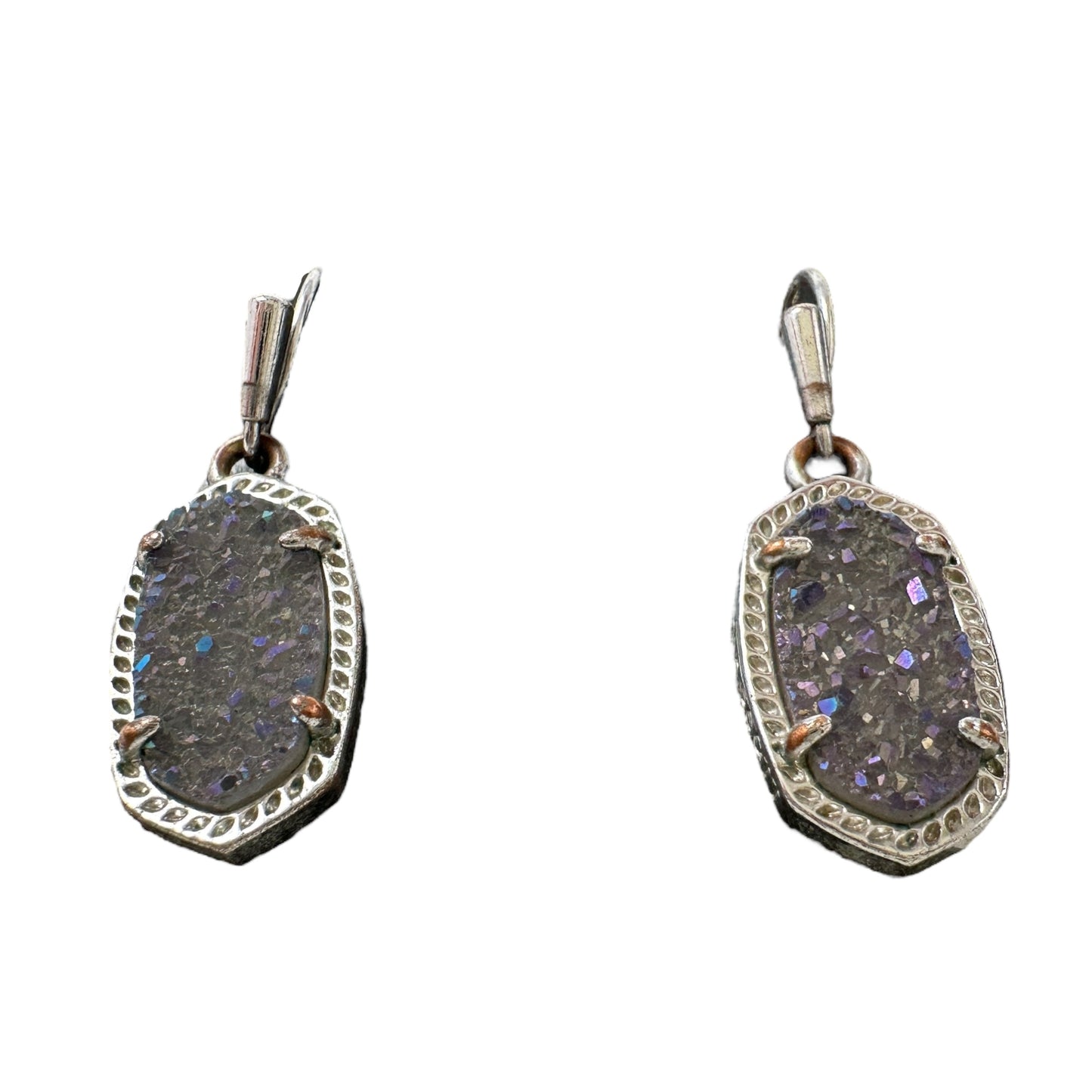 Lee Iridescent Druzy Drop Earrings  By Kendra Scott