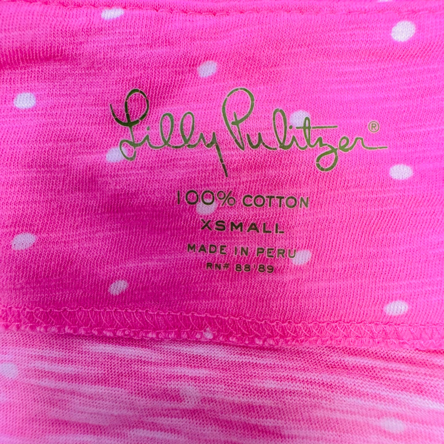 Cassie Dress By Lilly Pulitzer In Pretty Pink Dot Dot Dot, Size: Xs