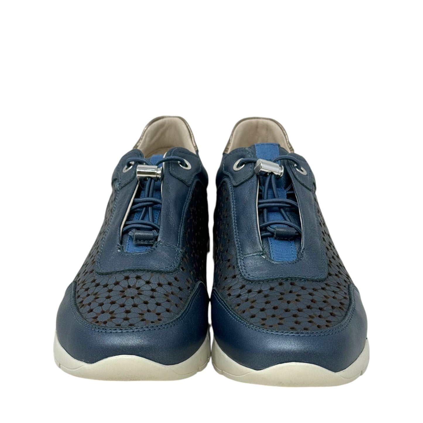 Cantabria Leather Sneakers By Pikolinos In Blue, Size: 9