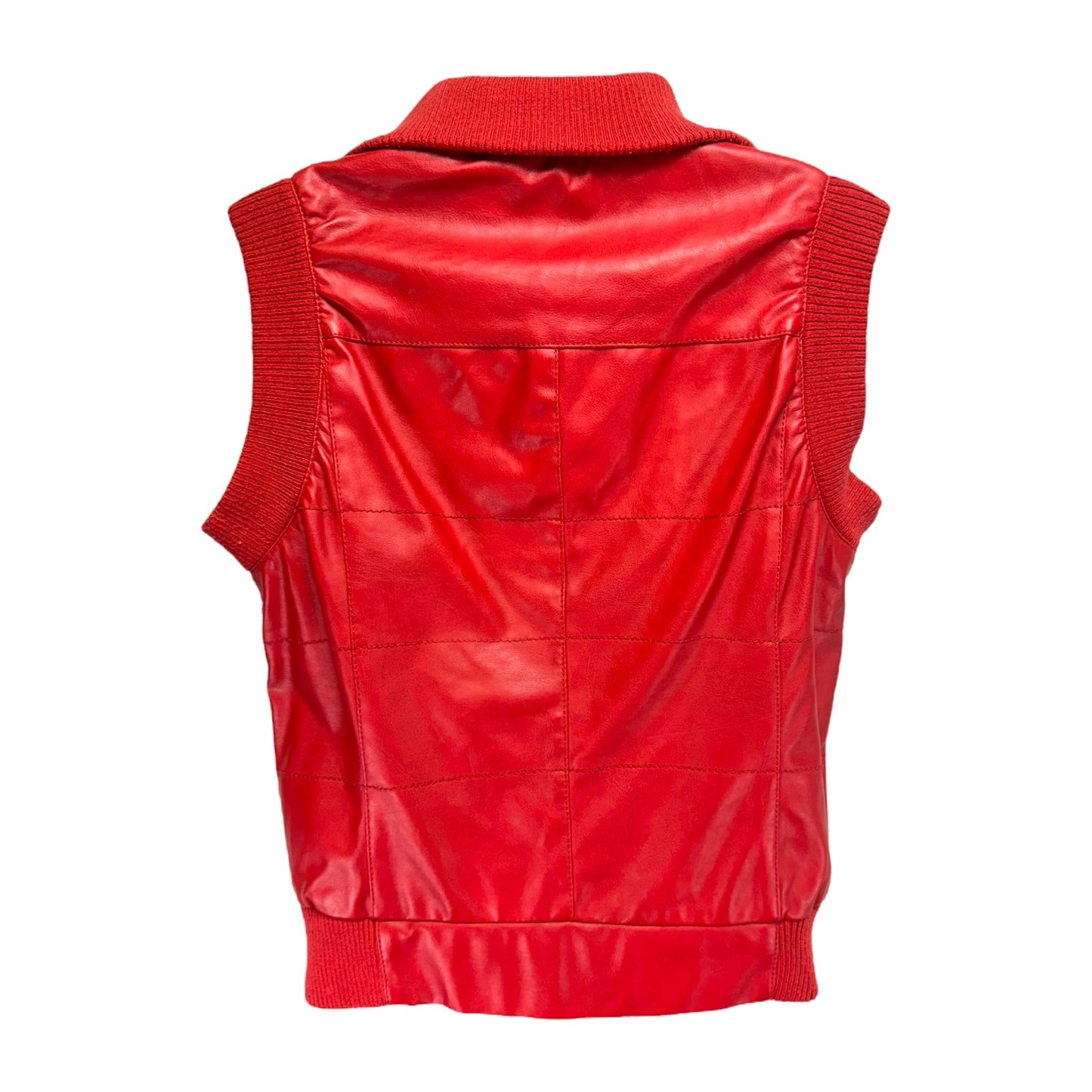 Vest Puffer & Quilted By Ci Sono In Red, Size: S