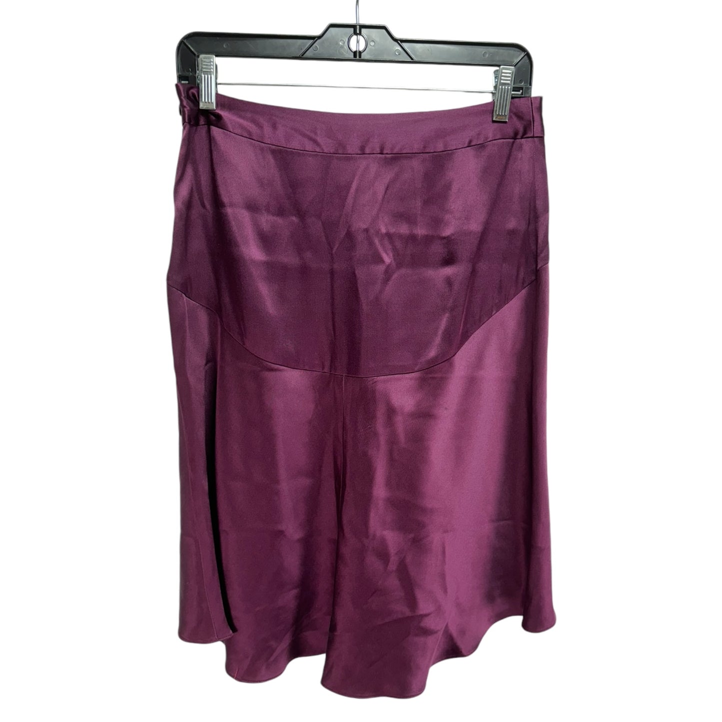 Silk Skirt Mini & Short By Banana Republic In Purple, Size: 6petite