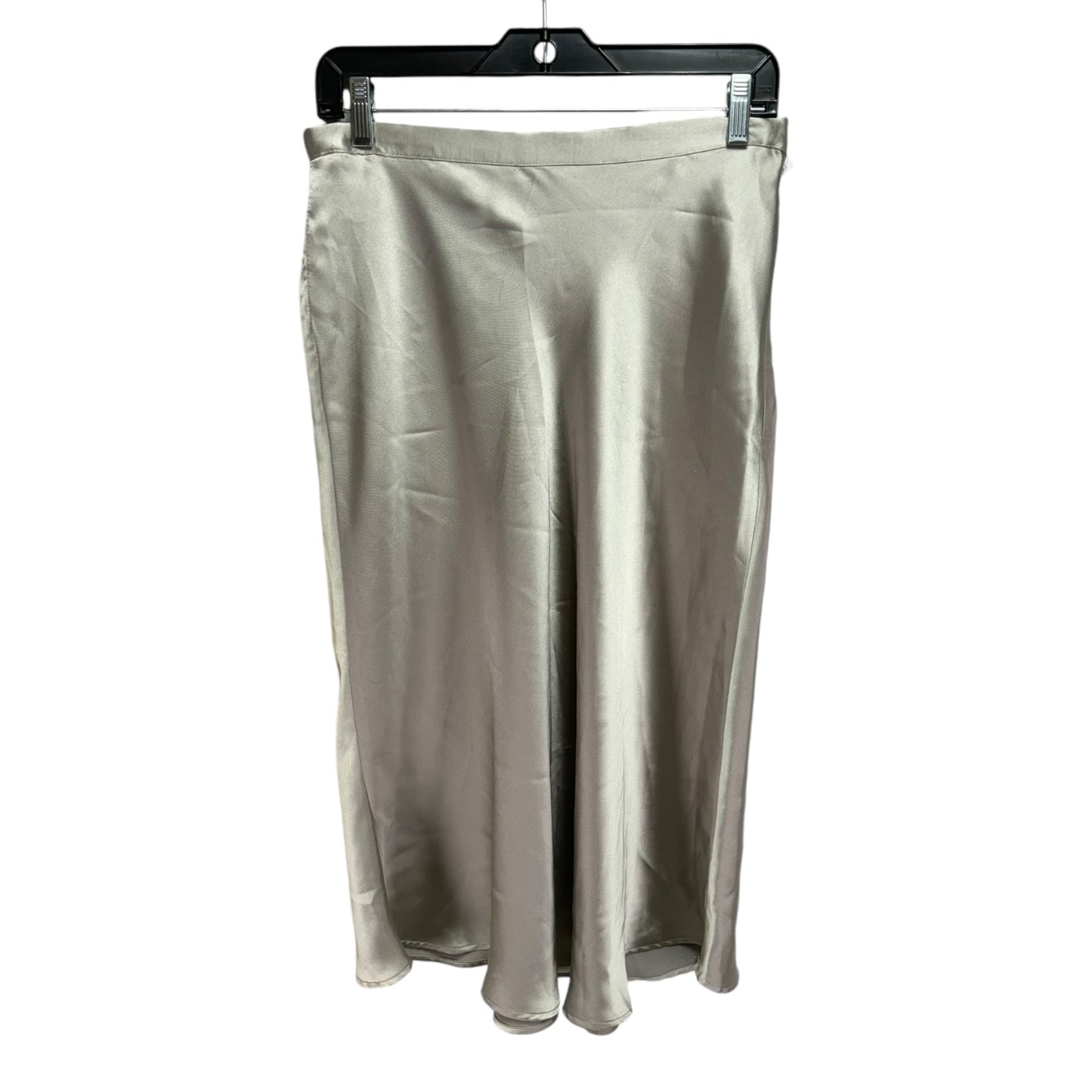 Skirt Midi By Gianni Bini In Silver, Size: 12