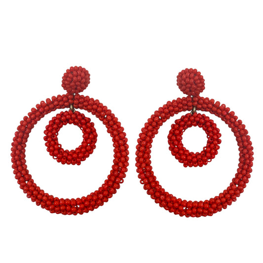 Circle Beaded Earrings Other By J Crew