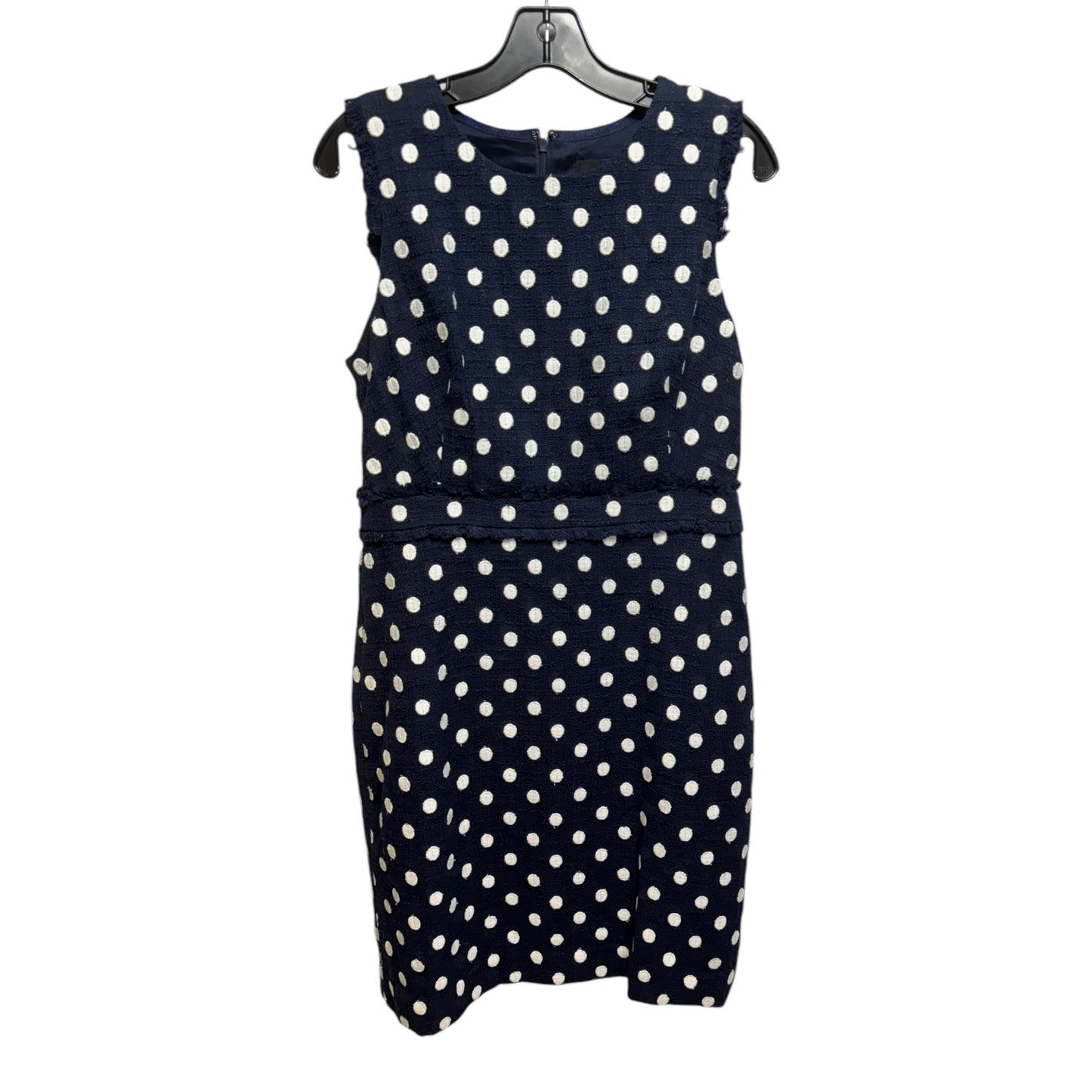 Dress Casual Midi By J. Crew In Polkadot Pattern, Size: 10