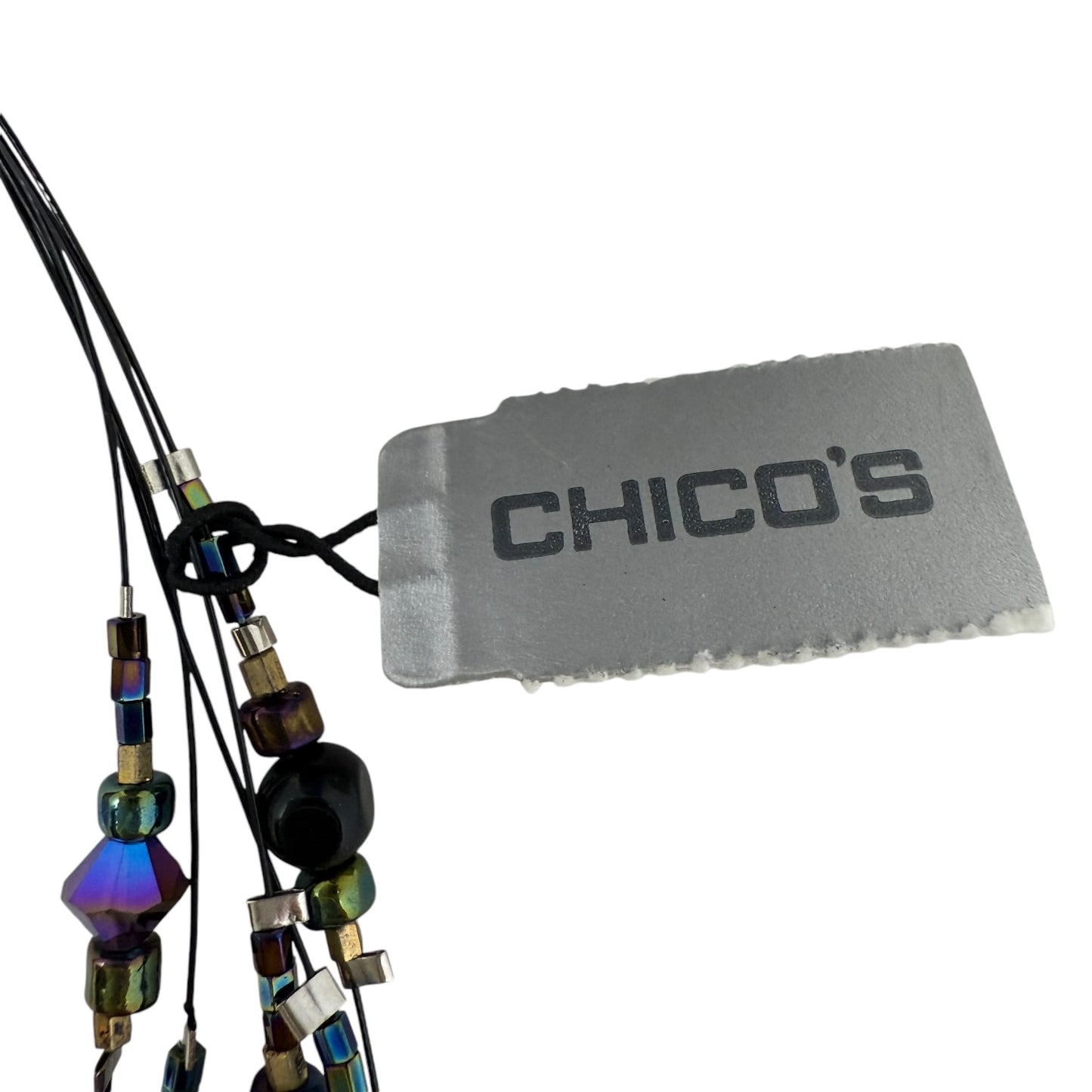 Multi-Strand Beaded Layered Statement Necklace By Chicos