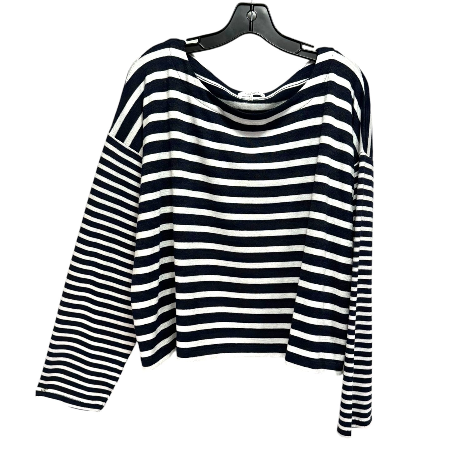 The Knit Stripe Boat Neck Top By Rag And Bone In Striped Pattern, Size: XL