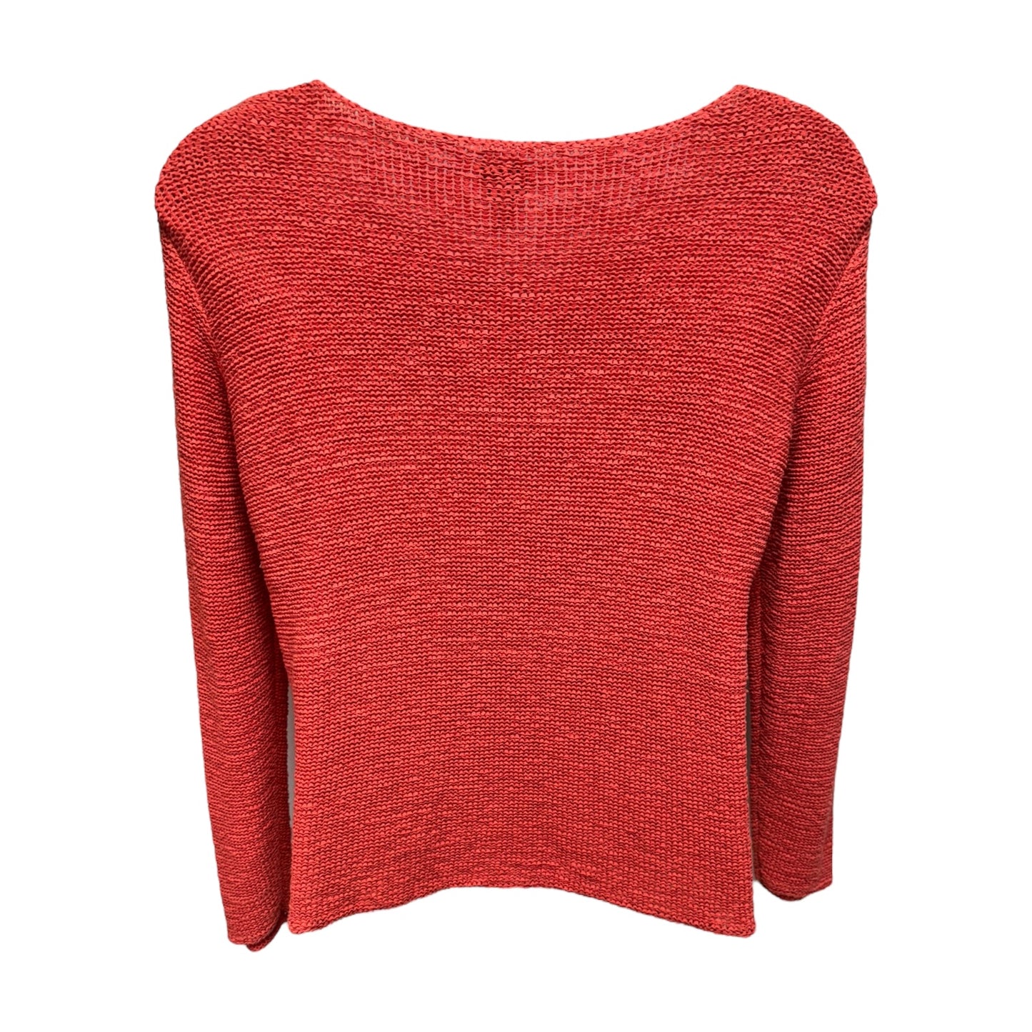 Sweater By Eileen Fisher In Coral, Size: L