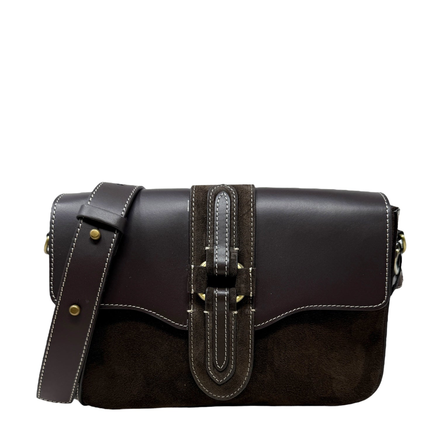 J. Crew Black shops Leather Canyon Crossbody Messenger Bag