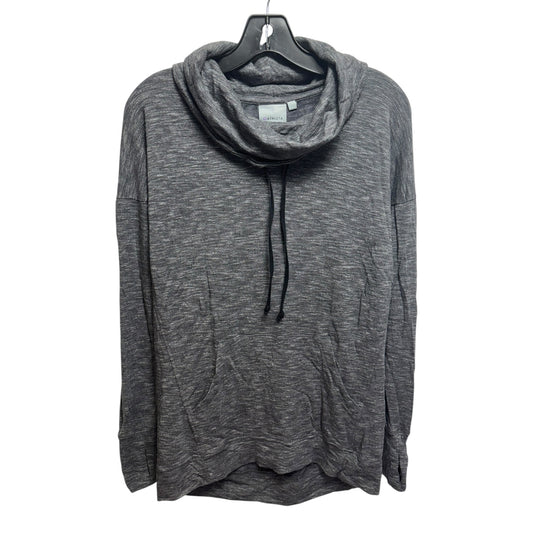 Top Long Sleeve By Athleta In Grey, Size: S