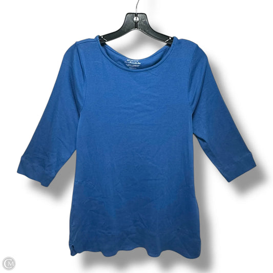 Top Long Sleeve By Chicos In Blue, Size: M