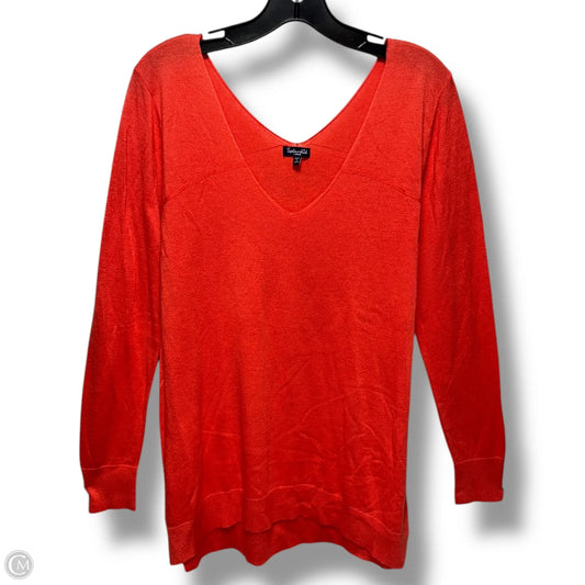 Sweater By Splendid In Orange, Size: L