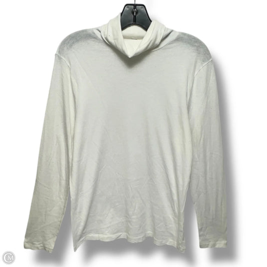 Top Long Sleeve By J. Crew In White, Size: L