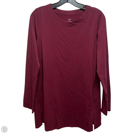 Tunic Long Sleeve By J. Jill In Red, Size: S