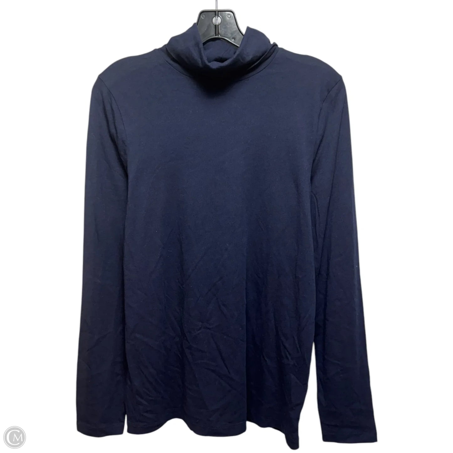 Top Long Sleeve By J. Crew In Navy, Size: L