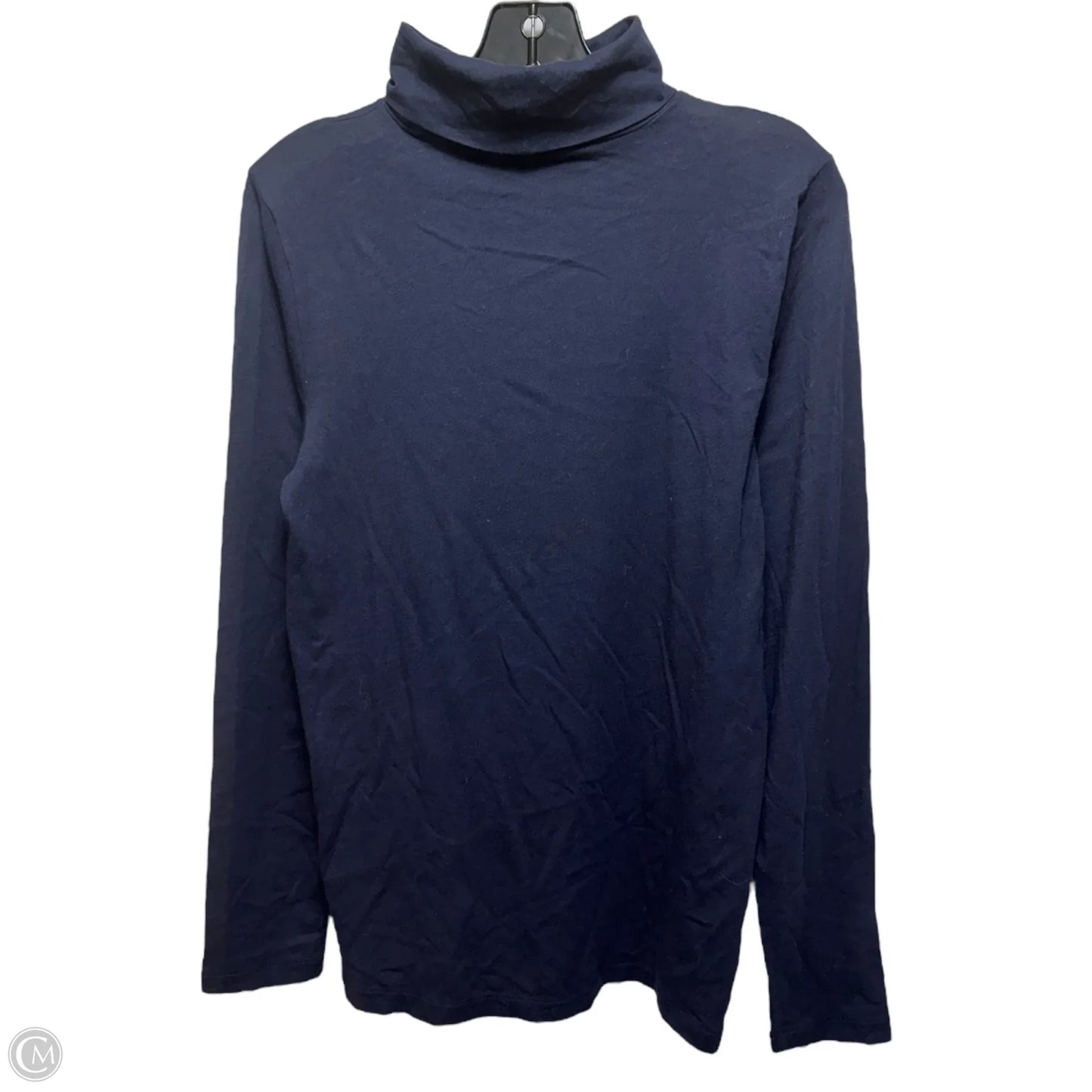 Top Long Sleeve By J. Crew In Navy, Size: L