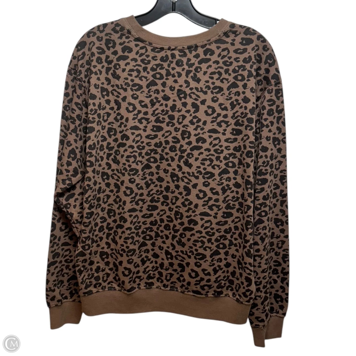 Top Long Sleeve By Z Supply In Animal Print, Size: L