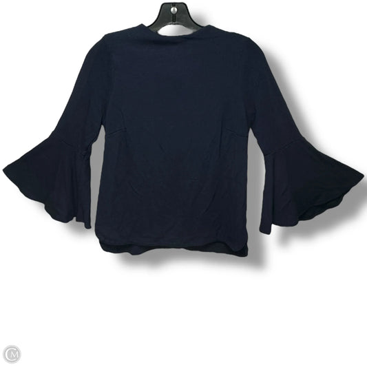 Top Long Sleeve By Crown And Ivy In Navy, Size: Xs