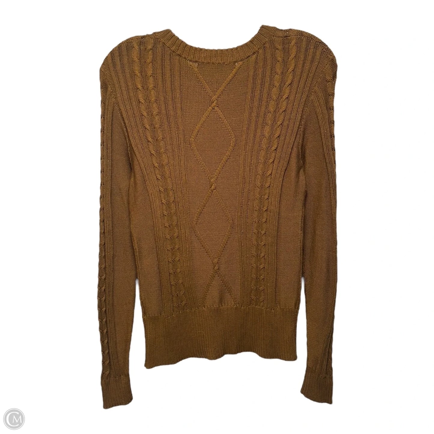 Sweater By Peruvian Connection In Brown, Size: M