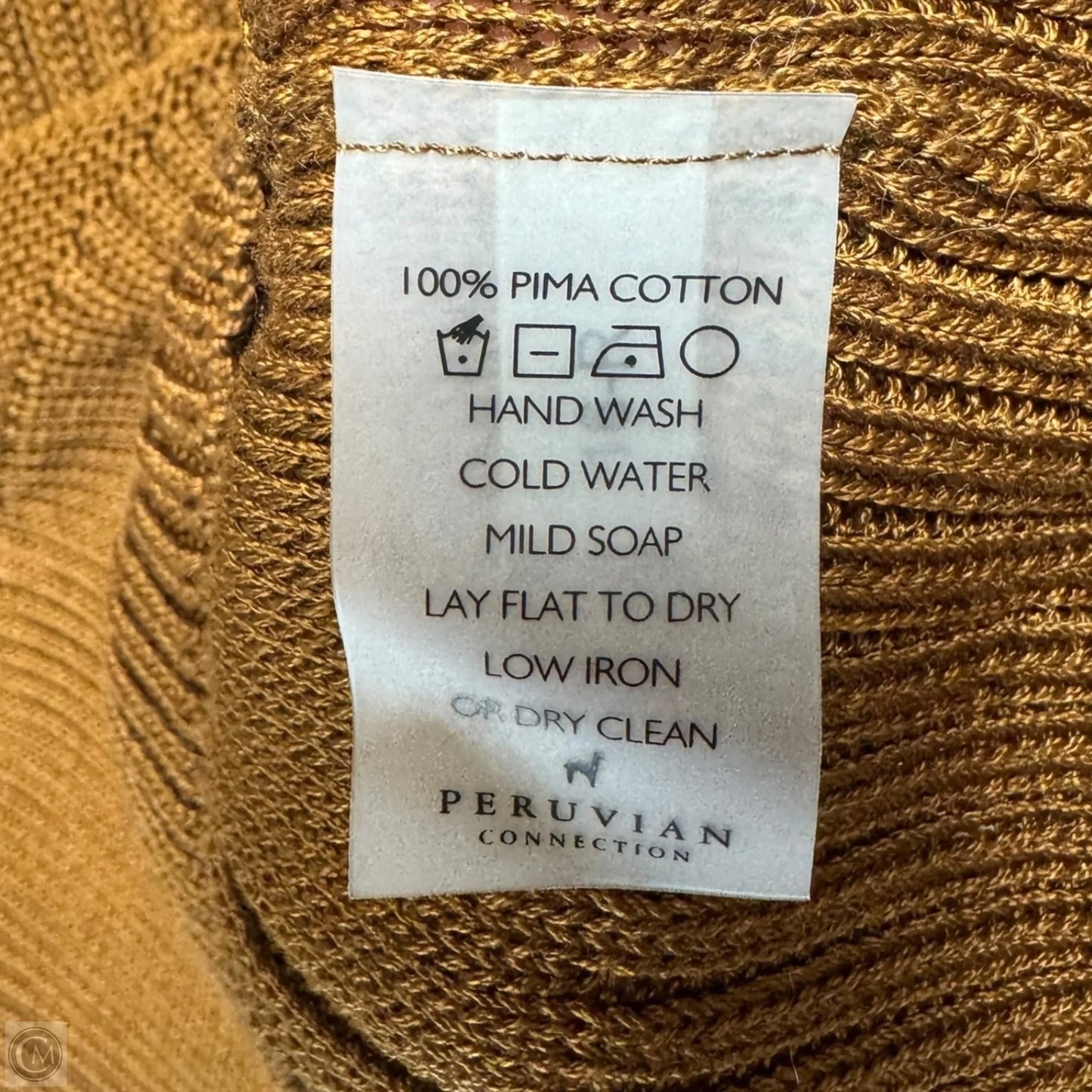 Sweater By Peruvian Connection In Brown, Size: M