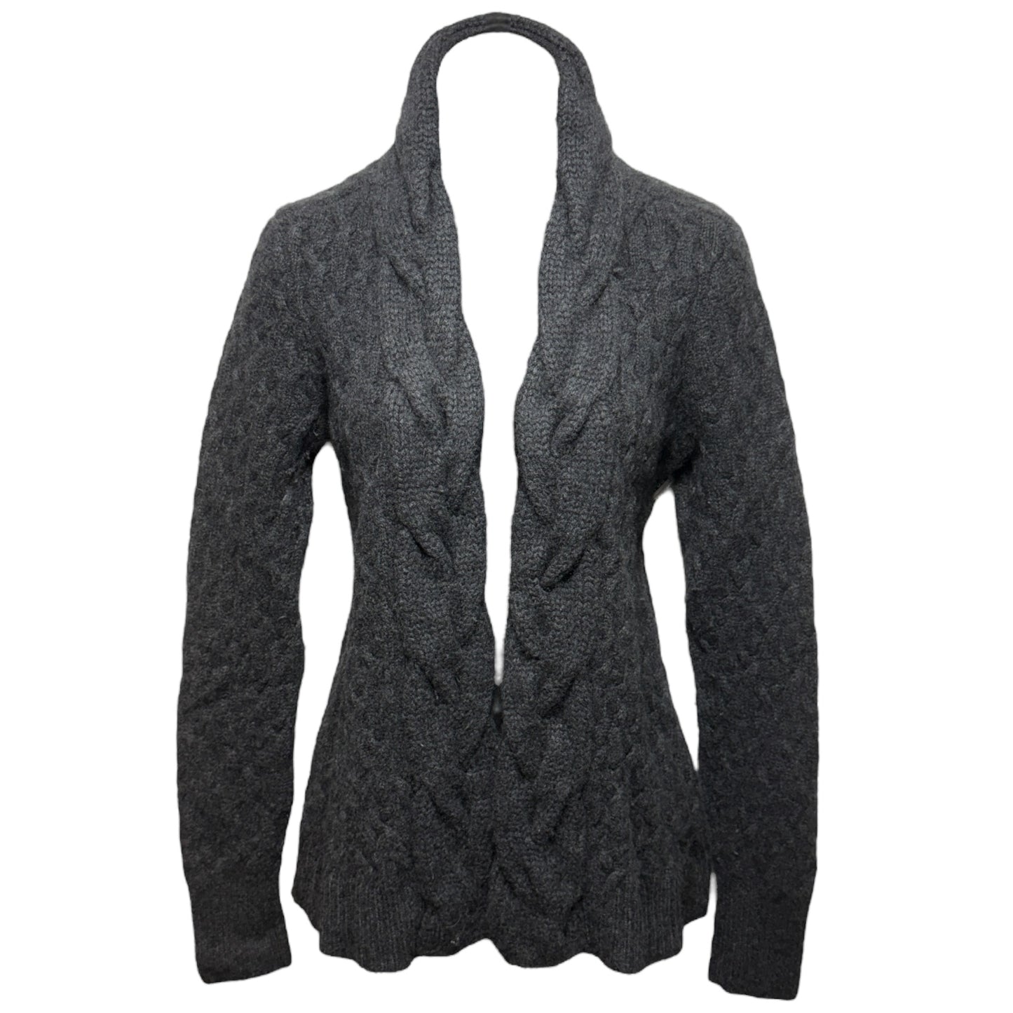 Cashmere Cardigan Sweater By Classiques Entier In Grey, Size: M