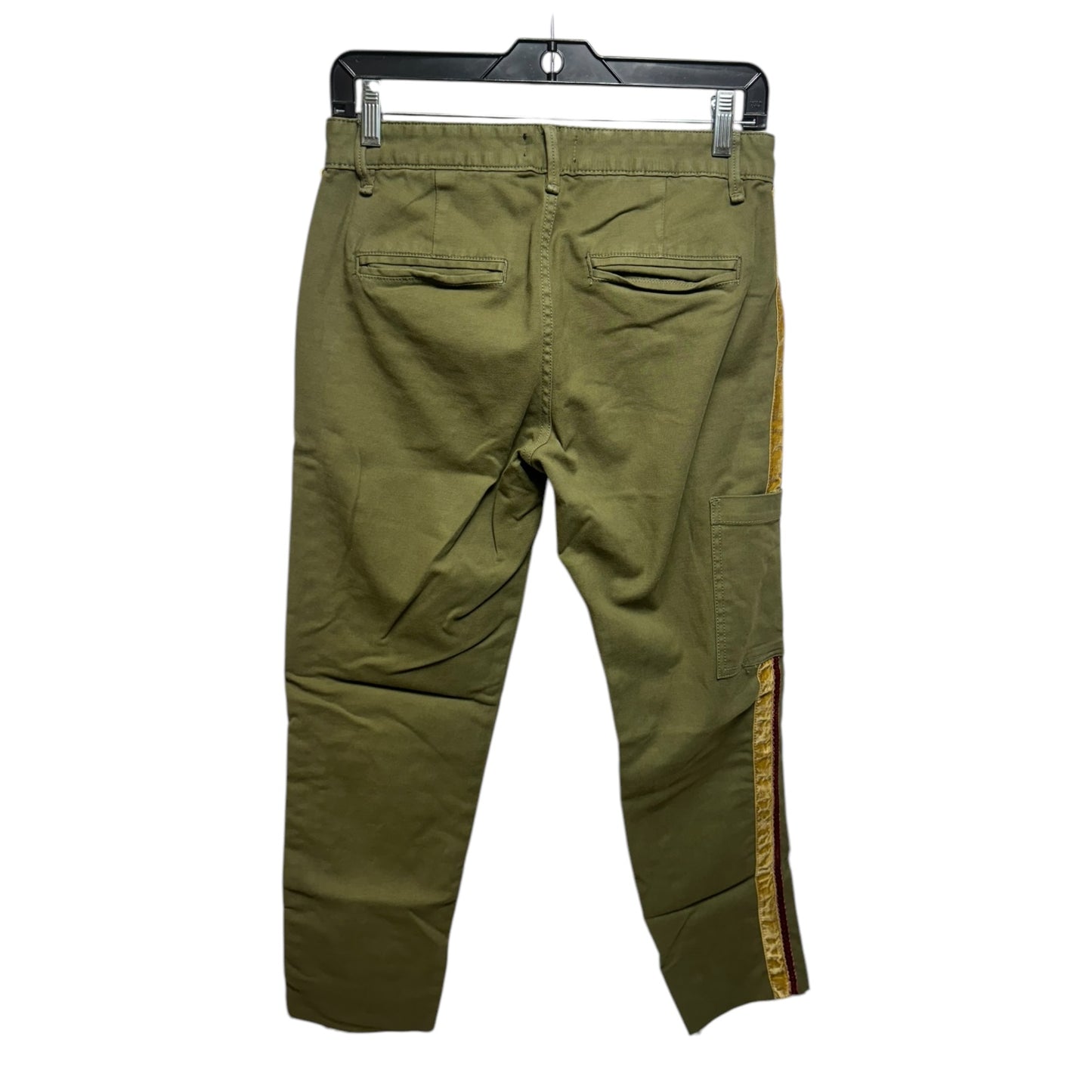 Velvet Trim Cargo Pants By Joes Jeans In Green, Size: 0