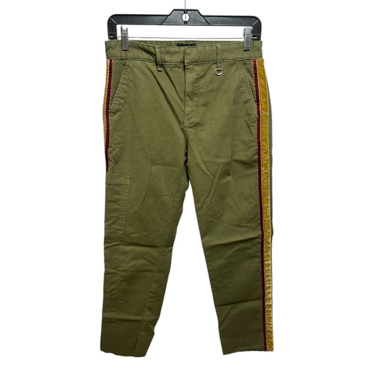 Velvet Trim Cargo Pants By Joes Jeans In Green, Size: 0