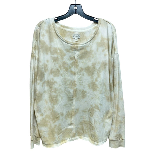 Terry Sleeve Top Long Sleeve By Wonderly  Size: L