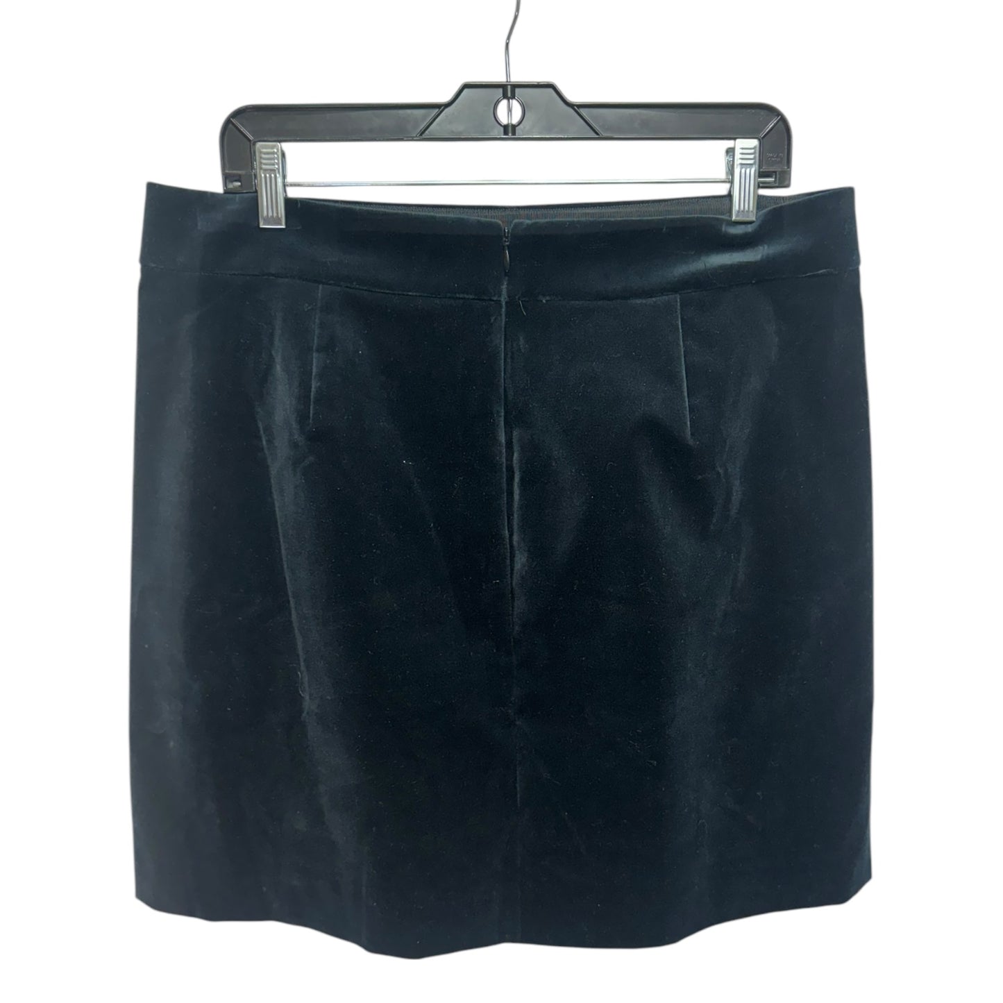 Velvet Skirt Mini By J. Crew In Black, Size: 14