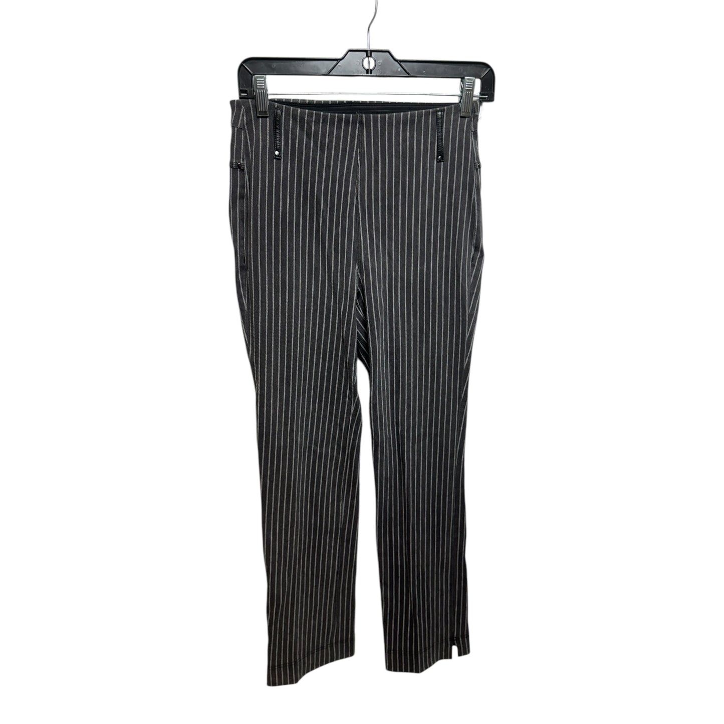 Pinstripe Pants Leggings By Lysse In Striped Pattern, Size: S