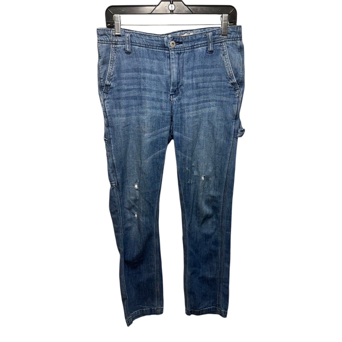 Jeans Straight By Pilcro In Blue Denim, Size: 4