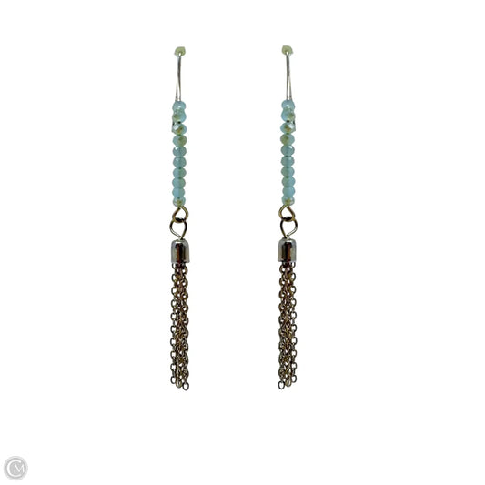 Half Hoop Gemstone Tassel Earrings Dangle/drop By Clothes Mentor