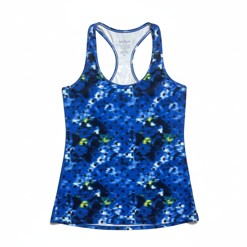 Kanto Catch Me Tank Top By Lululemon In Windy Blooms Sapphire Blue, Size: 6