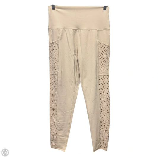 Athletic Leggings By Aerie In Tan, Size: L