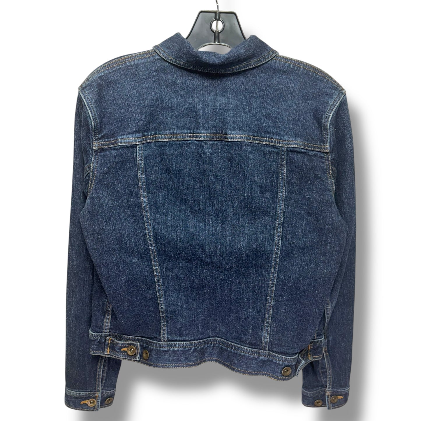 Jacket Denim By Lauren By Ralph Lauren In Blue Denim, Size: M