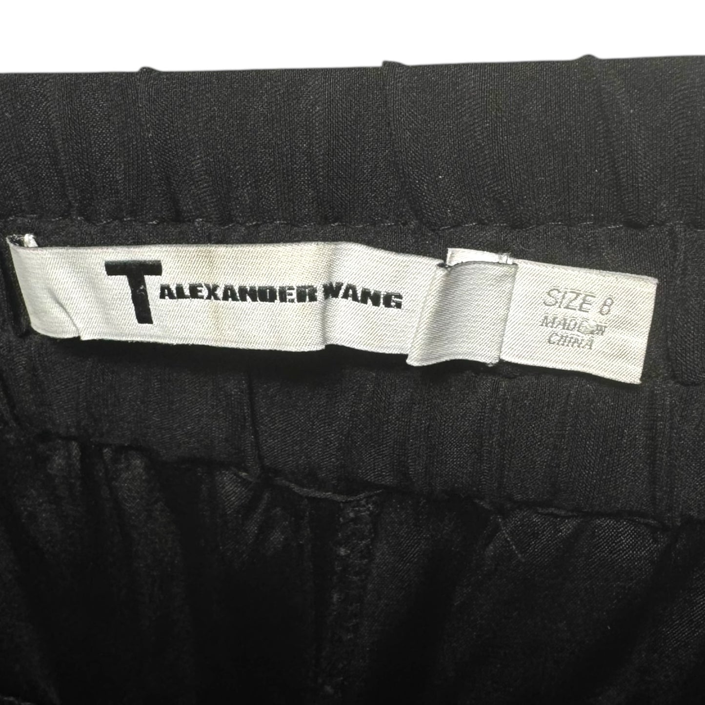 Silk Pants Luxury Designer By T By Alexander Wang In Black, Size: 8