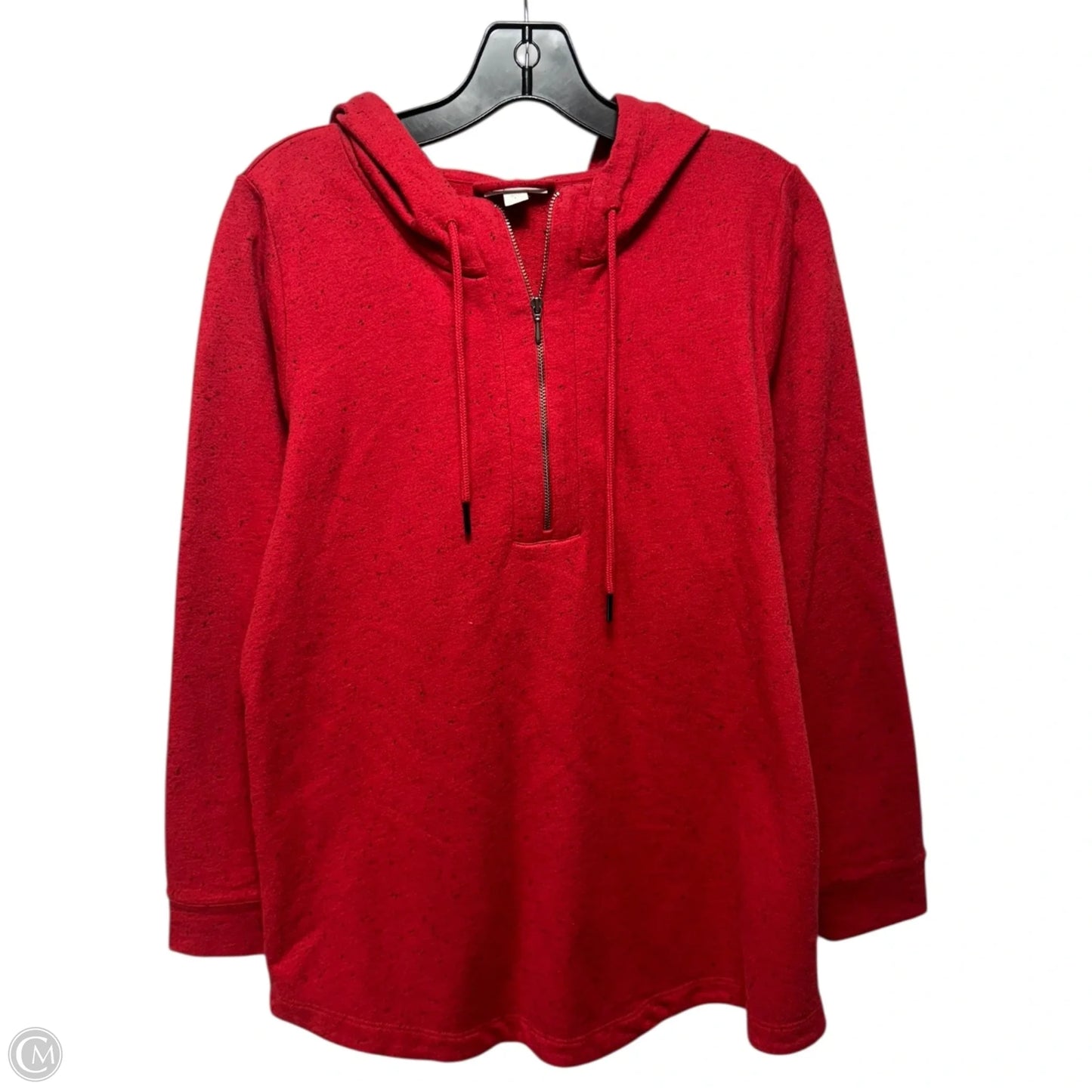 Athletic Sweatshirt Hoodie By J. Jill In Red, Size: S