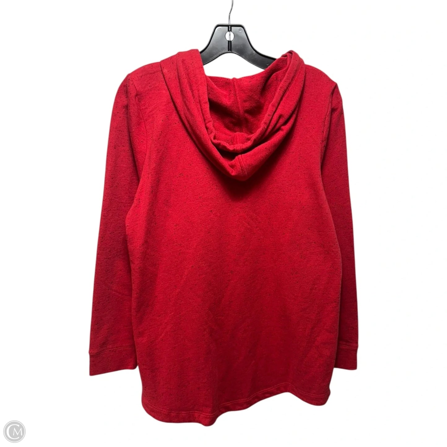 Athletic Sweatshirt Hoodie By J. Jill In Red, Size: S