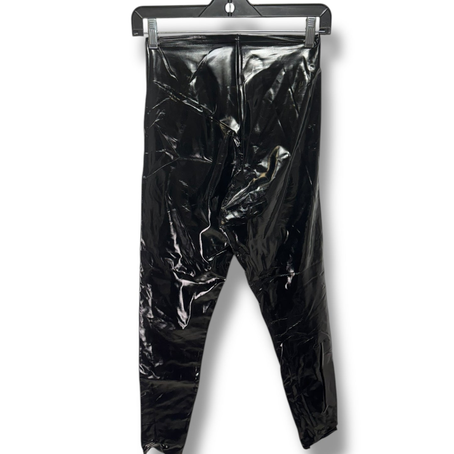 Faux Patent Leather Leggings By Commando In Black, Size: S