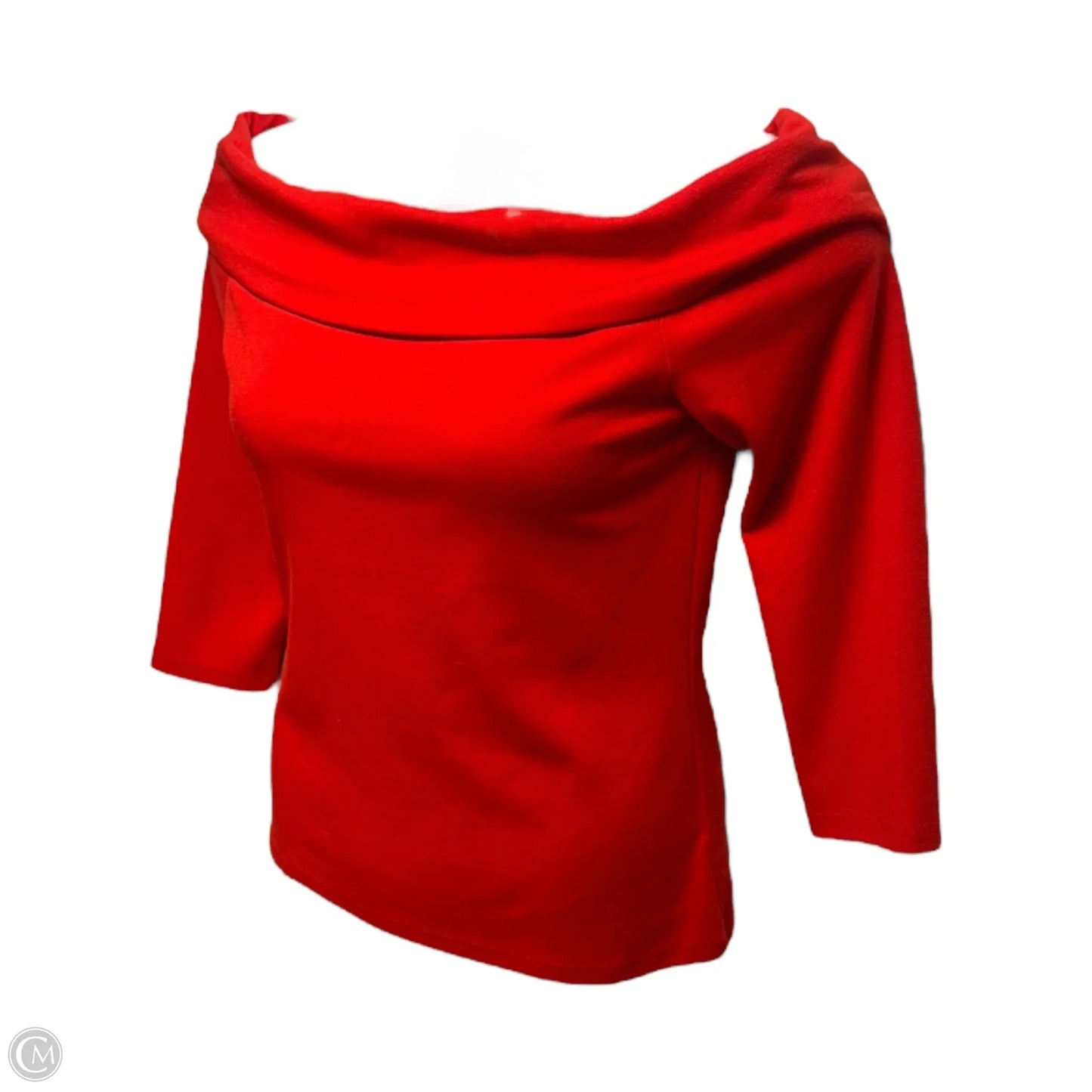 Rosiers Off Shoulder Top 3/4 Sleeve By Anthropologie In Red, Size: M