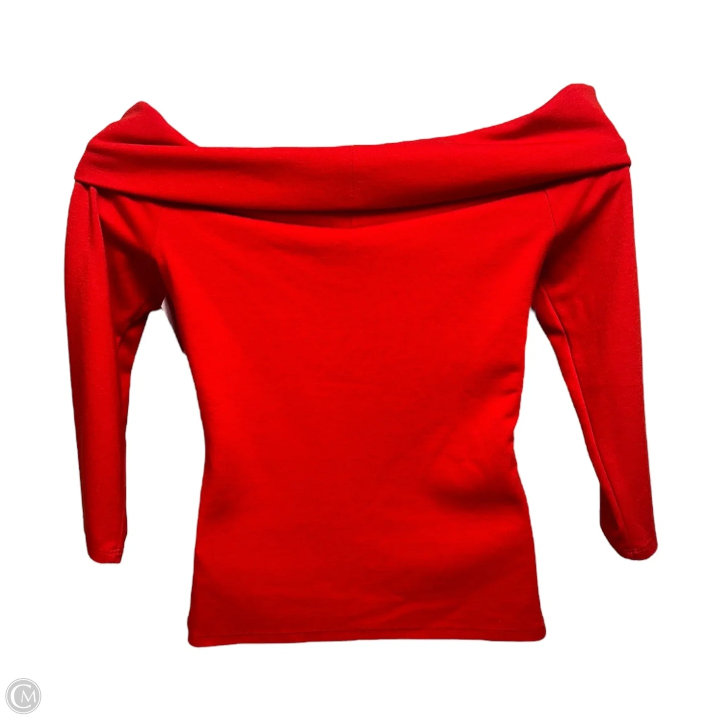 Rosiers Off Shoulder Top 3/4 Sleeve By Anthropologie In Red, Size: M