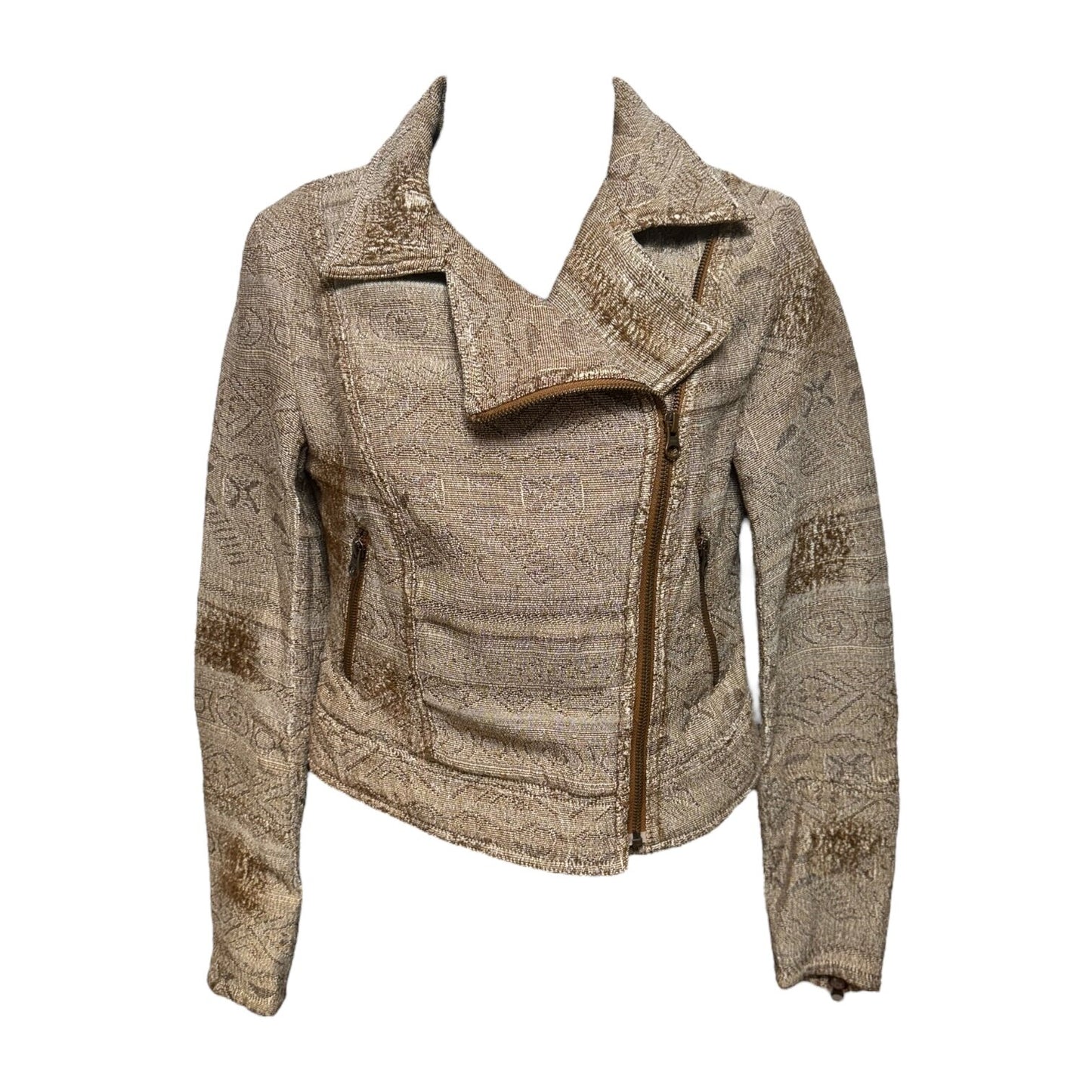 Tapestry Moto Jacket By Free People  Size: 0