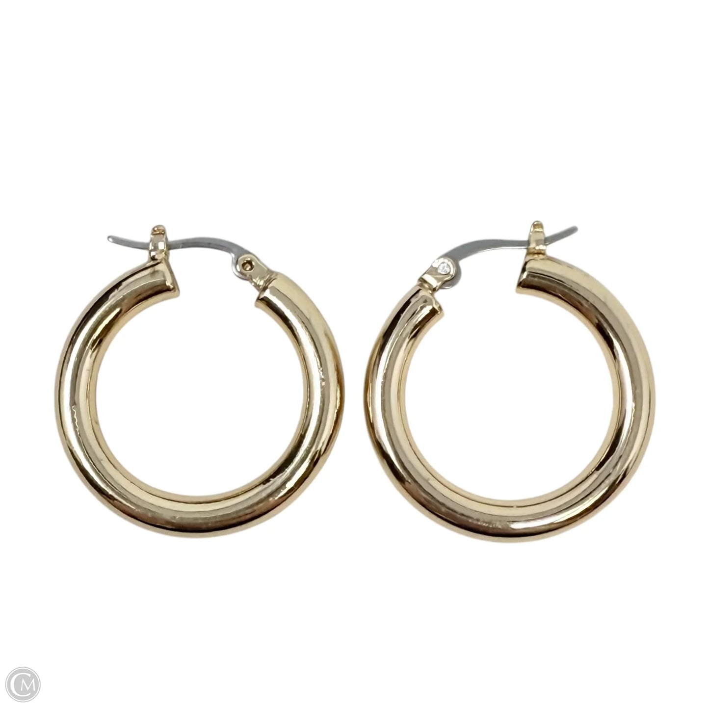 Gold Tone Hoop Earrings By Unbranded