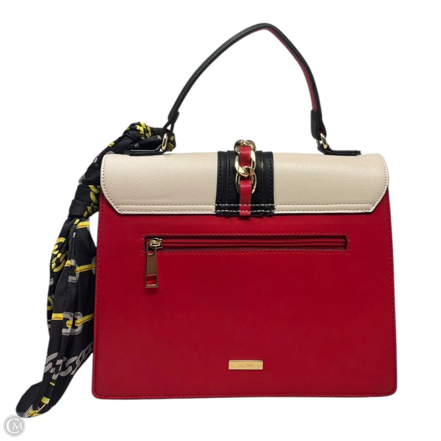 Chain Colorblock Handbag By Aldo, Size: Small